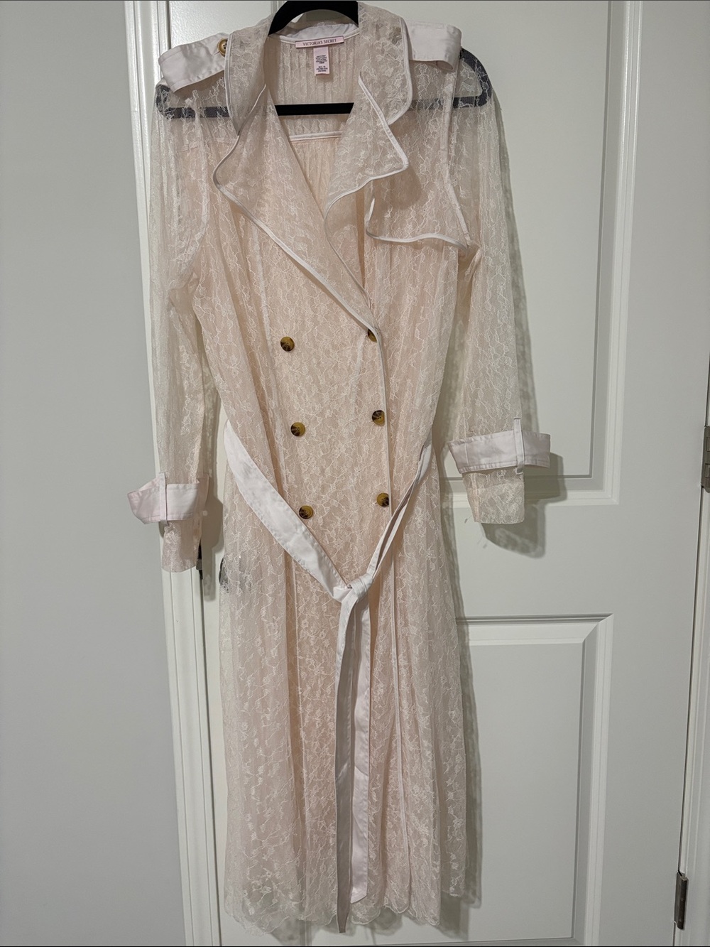 victoria secret lace trench coat - Picture 2 of 11